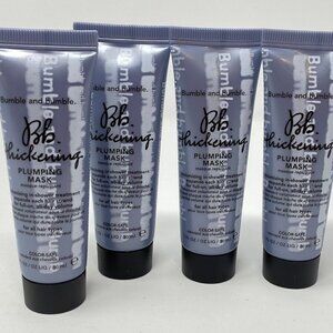 4x Bumble And Bumble Thickening Plumping Mask Hair Treatment 1 Oz Each Travel Sz